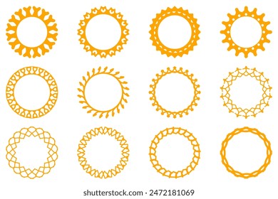 Diseño decorativo del marco del adorno