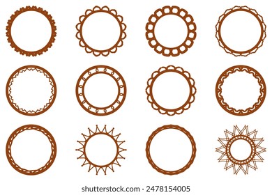 Decorative ornament frame set design