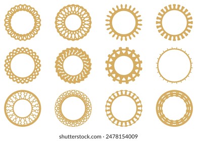 Decorative ornament frame set design