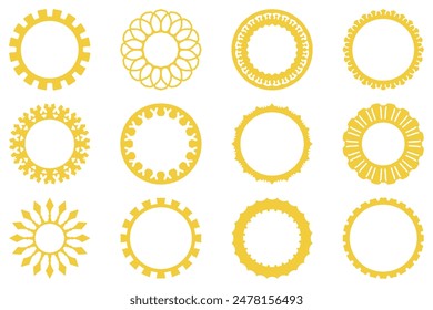 Diseño decorativo del marco del adorno