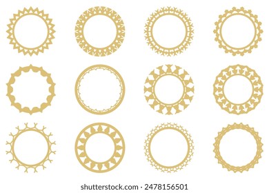 Decorative ornament frame set design