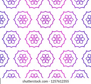 Decorative Ornament With Geometric Decoration. Seamless Pattern . For Print Bandanna, Shawl, Tablecloth, Fabric Fashion, Scarf, Design.