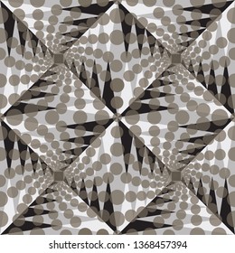 Decorative ornament, geometric elements for fabric, textile, web design, wrapping paper. 
