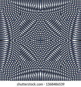 Decorative ornament, geometric elements for fabric, textile, web design, wrapping paper. 