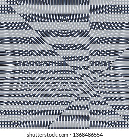 Decorative ornament, geometric elements for fabric, textile, web design, wrapping paper. 