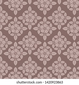 Decorative ornament, geometric elements for fabric, textile, web design, wrapping paper.