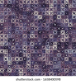Decorative ornament of geometric shapes. Colorful geometric pattern background