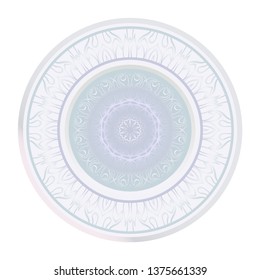 Decorative Ornament With Mandala. Home Decor Background. Vector Illustration. For Coloring Book, Greeting Card, Invitation, Tattoo. Anti-Stress Therapy Pattern