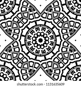 Decorative ornament Mandala. vector illustration. For fashion, print, sticker, icon.