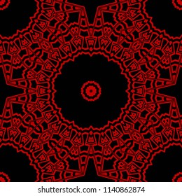 Decorative ornament Mandala. vector illustration. For fashion, print, sticker, icon.