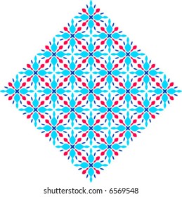 Decorative Ornament Mosaic Background