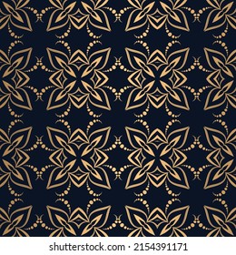 Decorative ornament seamless pattern background