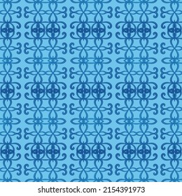 Decorative ornament seamless pattern background