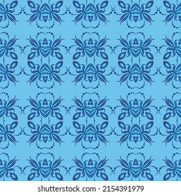 Decorative ornament seamless pattern background