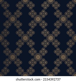 Decorative ornament seamless pattern background