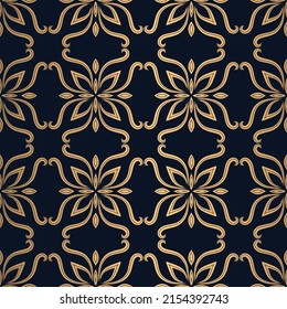 Decorative ornament seamless pattern background