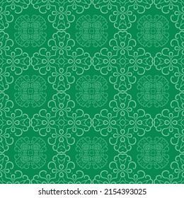 Decorative ornament seamless pattern background