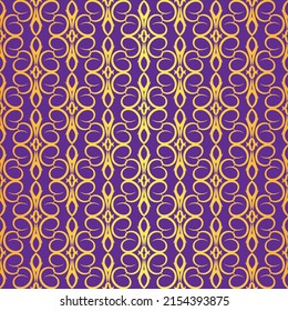 Decorative ornament seamless pattern background