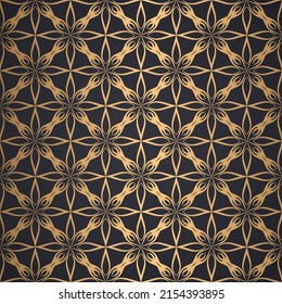 Decorative ornament seamless pattern background