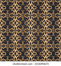 Decorative ornament seamless pattern background