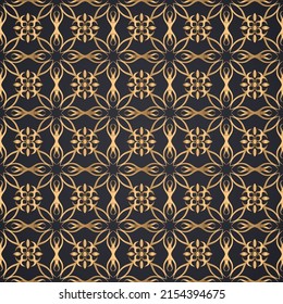 Decorative ornament seamless pattern background