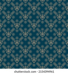Decorative ornament seamless pattern background
