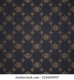 Decorative ornament seamless pattern background
