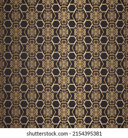 Dekorative Ornamente, nahtloser Musterhintergrund