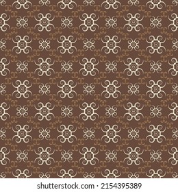 Dekorative Ornamente, nahtloser Musterhintergrund