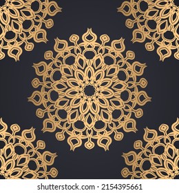 Dekorative Ornamente, nahtloser Musterhintergrund