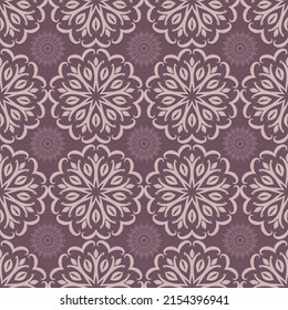 Decorative ornament seamless pattern background