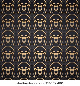 Fondo de patrón ininterrumpido adorno decorativo