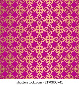 Decorative ornament seamless pattern background