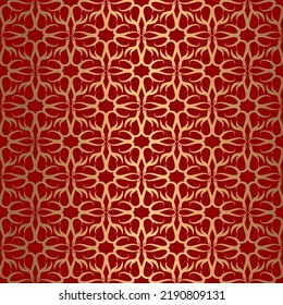 Decorative ornament seamless pattern background