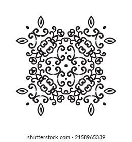 Decorative ornament for seamless pattern, tiles, wallpapers, backgrounds, fabrics etc. illustration vector