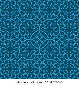 decorative ornament seamless pattern vector editable color