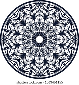 Decorative Ornament Stylish Floral Vector Mandala 