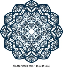 Decorative Ornament Stylish Floral Vector Mandala 