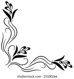 Decorative ornament for various design artwork