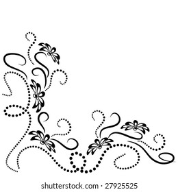 Decorative ornament for various design artwork