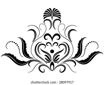 Decorative ornament for various design artwork