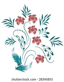 Decorative ornament for various design artwork