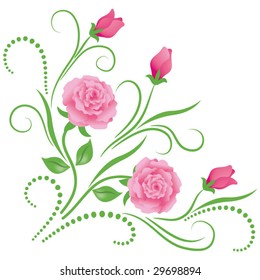 Decorative ornament for various design artwork