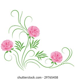 Decorative ornament for various design artwork