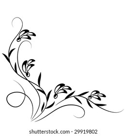 Decorative ornament for various design artwork