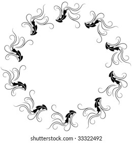Decorative ornament for various design artwork
