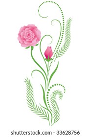 Decorative ornament for various design artwork