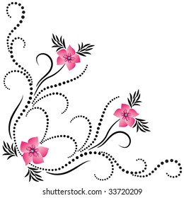Decorative ornament for various design artwork