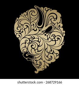 Decorative ornamental bison bison