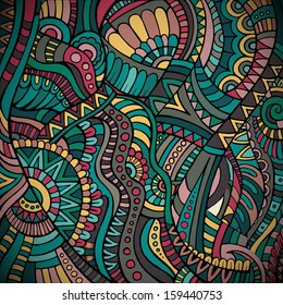 Decorative ornamental ethnic vector pattern